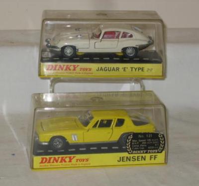 Appraisal: Jaguar E Type white Jenson FF plastic boxes G-E