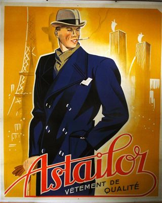 Appraisal: Astailor' a French advertising poster linen backed x cm