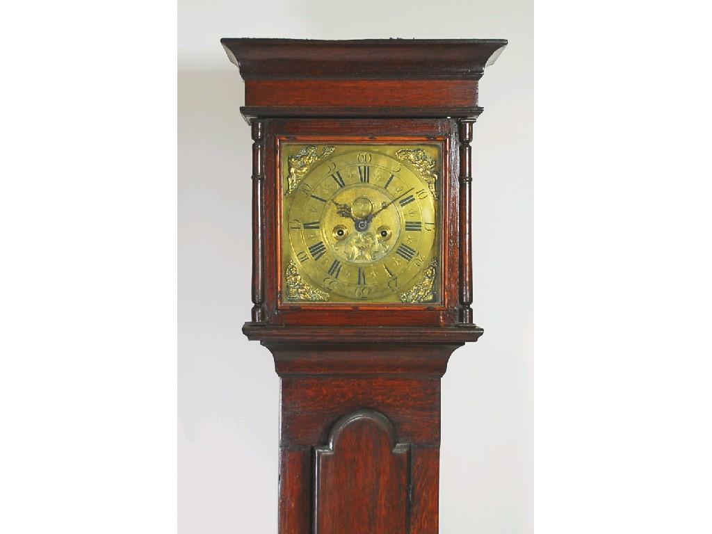 Appraisal: LATE TH CENTURY OAK LONGCASE CLOCK signed E HARIMAN WORKINGTON