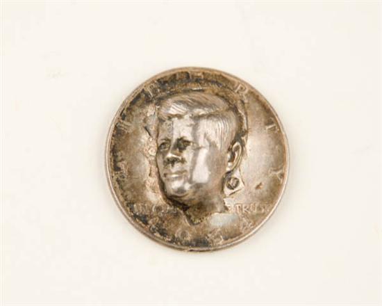 Appraisal: Kennedy half dollar turned into D