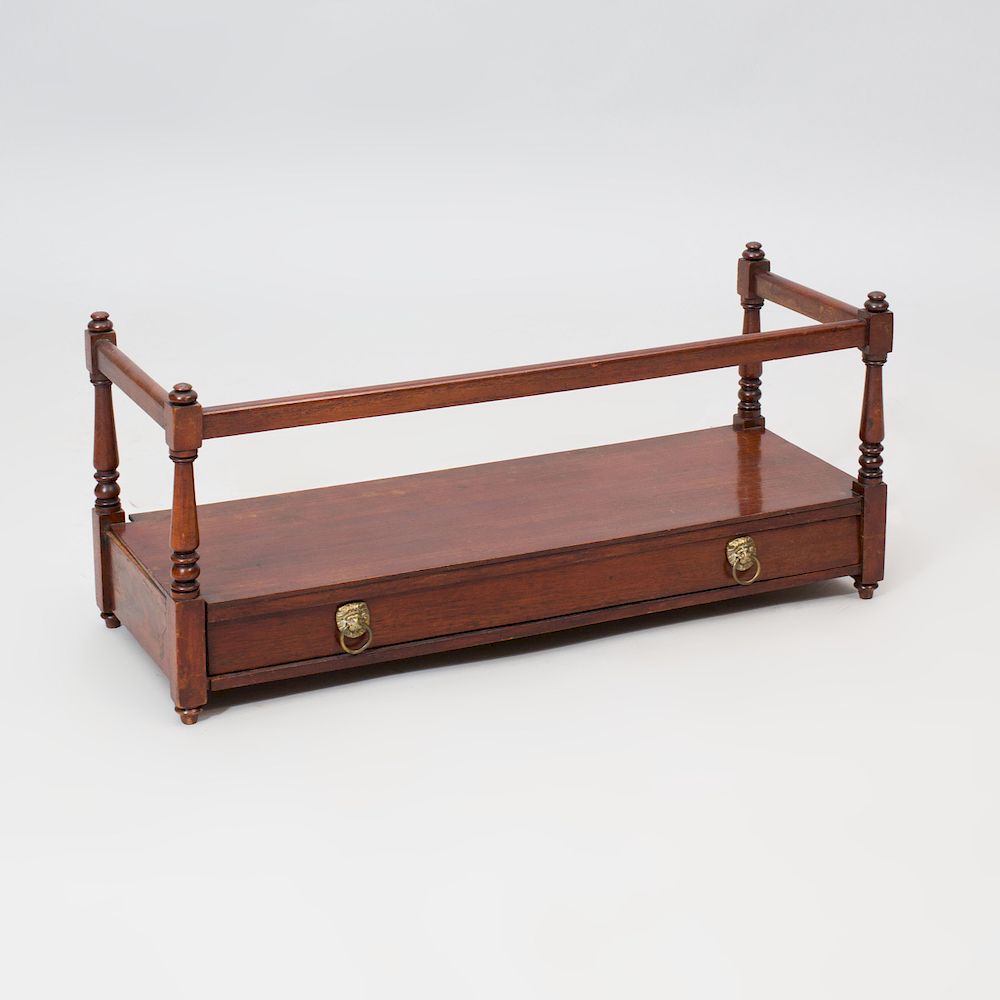 Appraisal: Regency Style Mahogany Bookstand x x in Condition There is