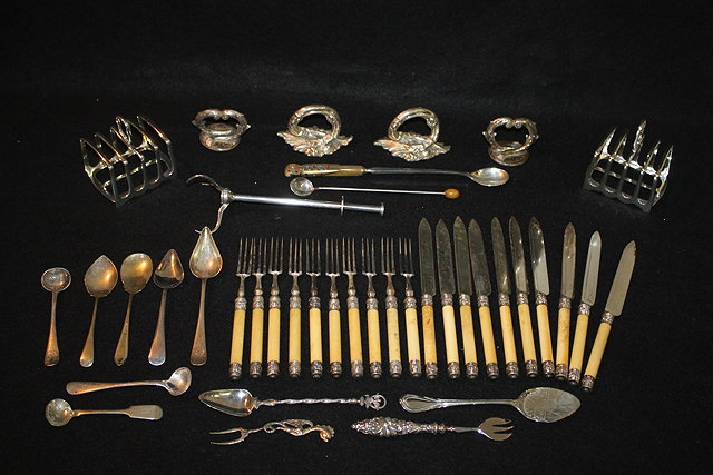 Appraisal: A COLLECTION OF MISCELLANEOUS SILVER PLATED AND OTHER WARES including