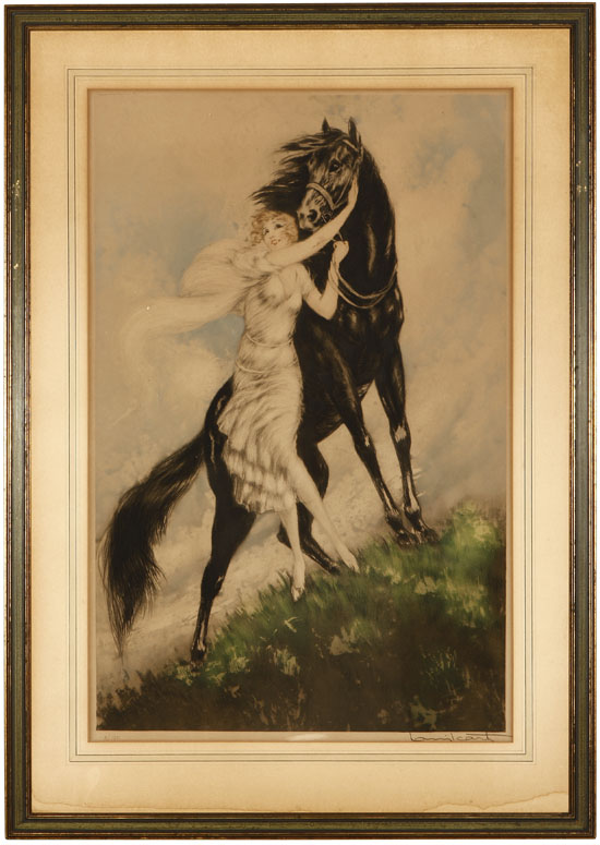 Appraisal: Louis Icart - Louis Icart - French Youth Jeunesse signed