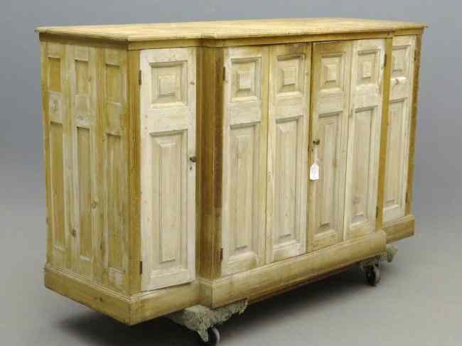 Appraisal: Early multi-door kitchen cupboard '' W '' D '' Ht