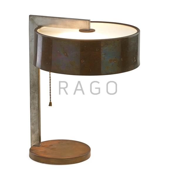 Appraisal: KURT VERSEN Table lamp Condition Report Light wear to original