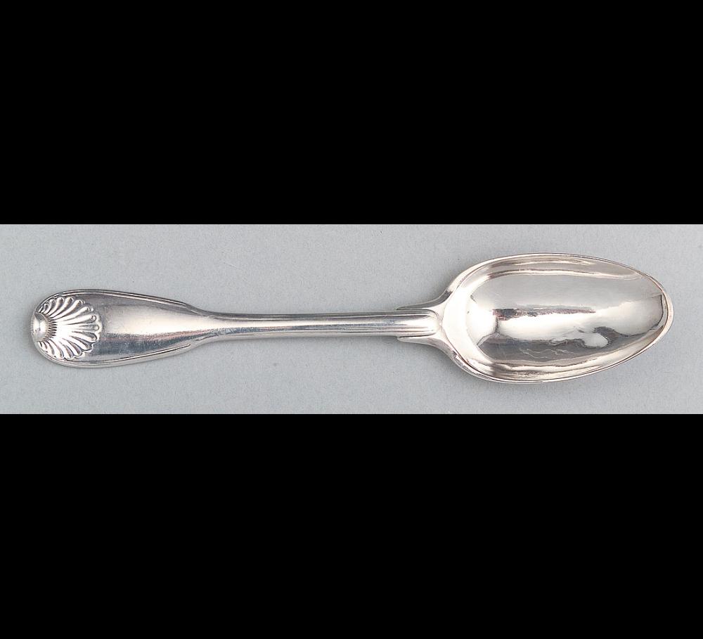 Appraisal: French Provincial Silver Tablespoon mark of Marc Lalanne town of