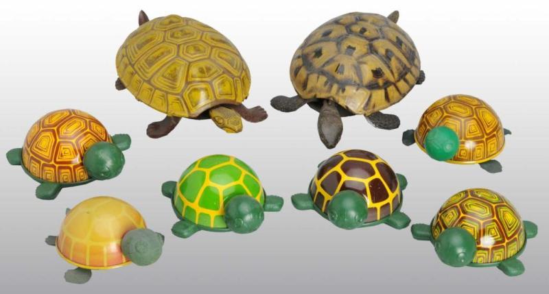 Appraisal: Lot of Lehmann Turtle Toys Description German Working Two are