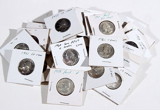 Appraisal: Silver Quarter Proofs silver proofs - Condition Please contact us