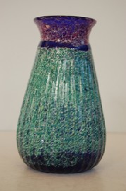 Appraisal: SIGNED STUDIO ART GLASS VASE