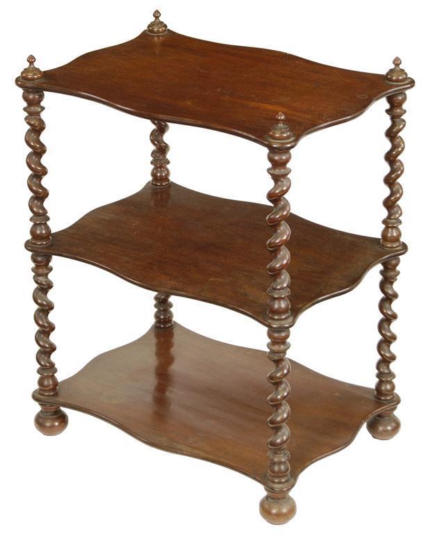 Appraisal: A Victorian mahogany etagere