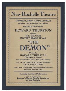 Appraisal: The Demon The Greatest Mystery Drama of All Thurston Howard