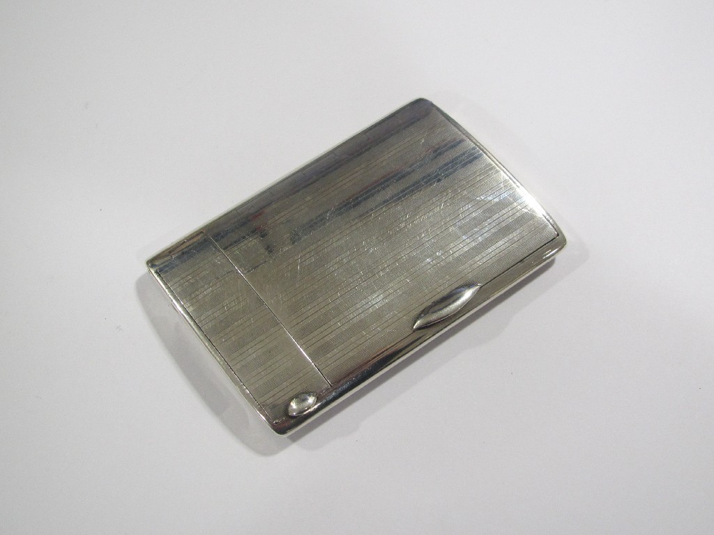 Appraisal: A George V combination vesta cigarette case by Deakin and