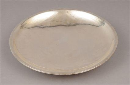 Appraisal: German Modern Silver Footed Centerpiece Bowl in in diam approx