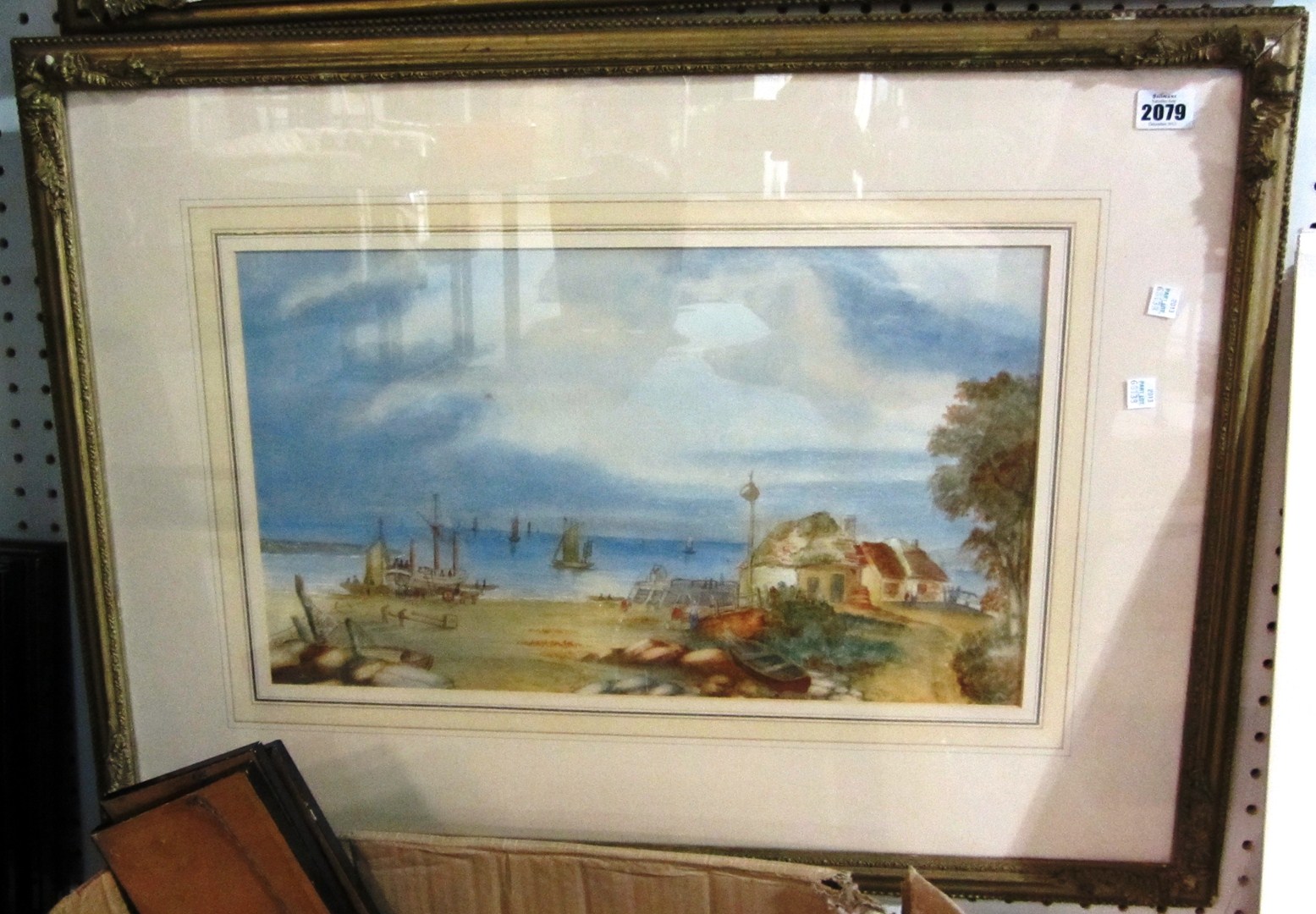 Appraisal: English School th century Coastal scene watercolour