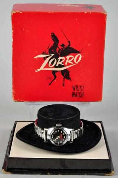 Appraisal: Walt Disney Zorro Wrist Watch Watch has little wear Includes