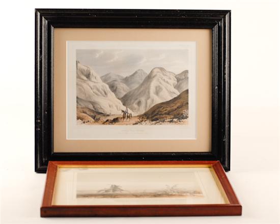 Appraisal: Charles Koppel th C California Two Prints of the West