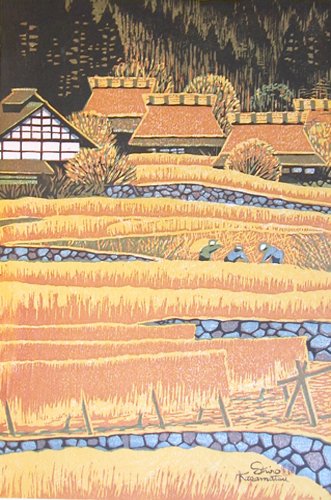 Appraisal: Artist Kasamatsu Shiro Japanese - Title Ohara in Autumn Date