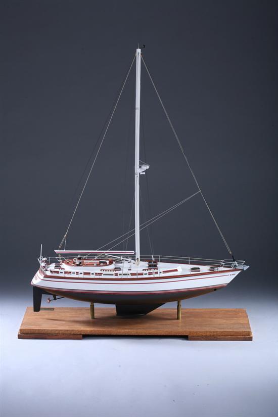 Appraisal: SHIP MODEL SAILING YACHT Full model sailing yacht Godspeed Pittsburgh