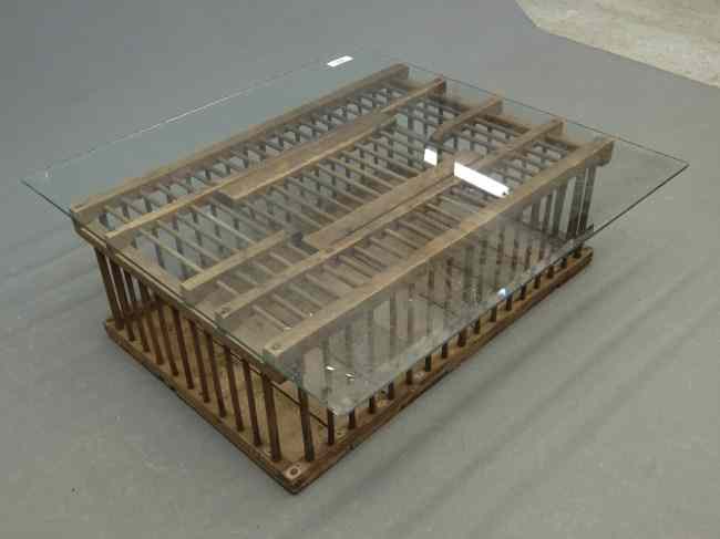 Appraisal: Lobster trap coffee table