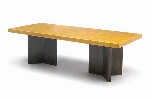 Appraisal: Paul T Frankl Austrian - dining table circa cork oak