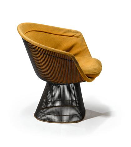 Appraisal: WARREN PLATNER american b Lounge chair Designd by Platner in