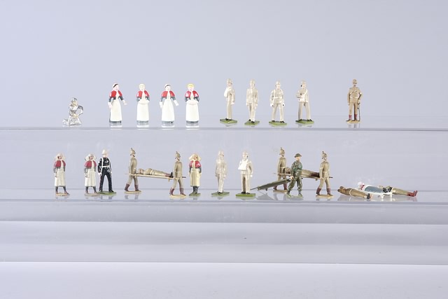 Appraisal: Lot of assorted metal medical corp figures by Britains Steadfast