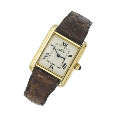 Appraisal: Vermeil Wristwatch Must de Cartier Estimate -