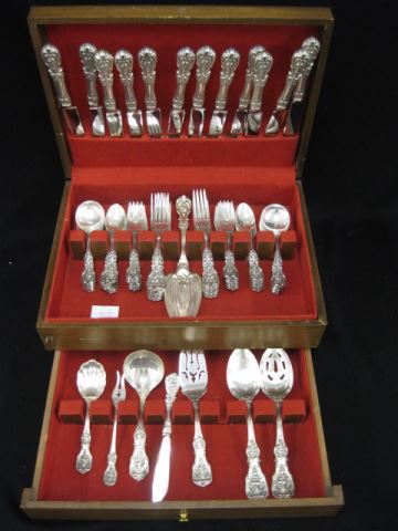 Appraisal: pcs Reed Barton Francis I Sterlingsilver flatware service for with