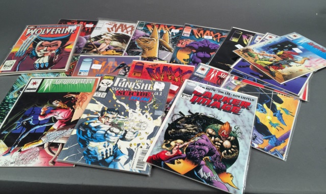 Appraisal: Large Lot of Punisher Comic Books Includes The Punisher July