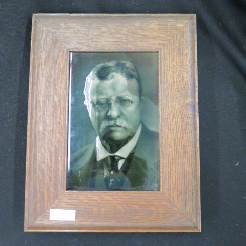 Appraisal: Theodore Roosevelt Plaque by J H Barratt Co Ltd Stoke-on-Trent