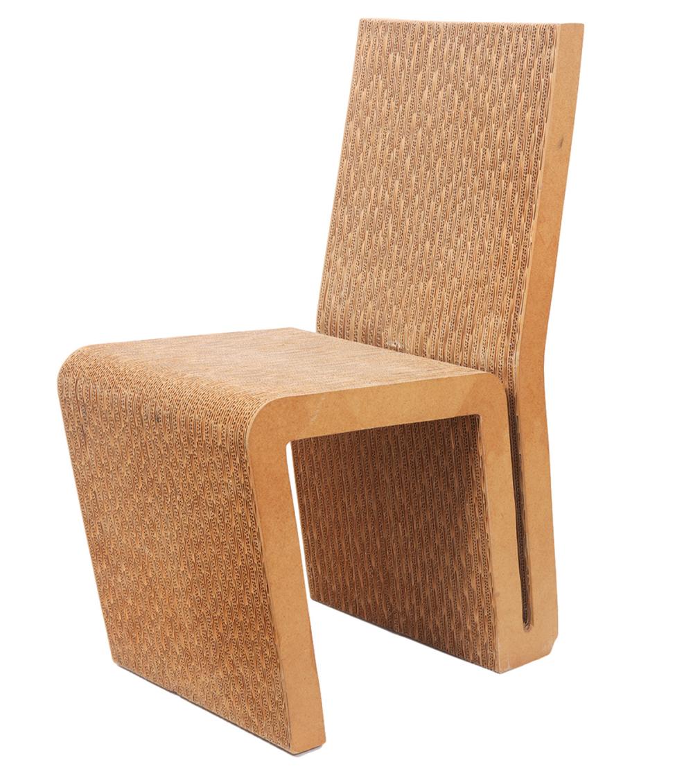 Appraisal: FRANK GEHRY 'EASY EDGES' SIDE CHAIRFrank Gehry American Canada Born