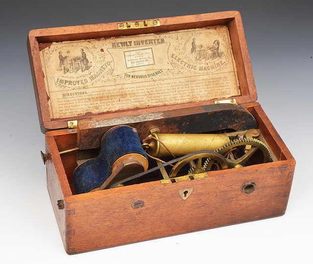 Appraisal: A VICTORIAN IMPROVED MAGNETO-ELECTRIC MACHINE for nervous diseases wide