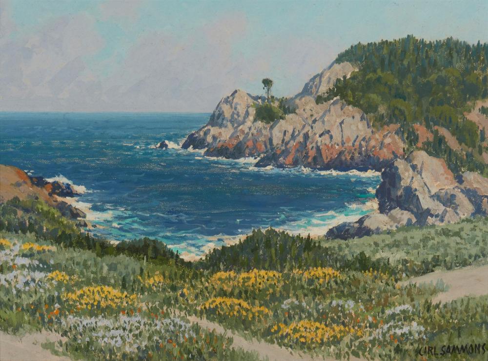 Appraisal: Carl Sammons - Oakland CA Point Lobos - Carmel by