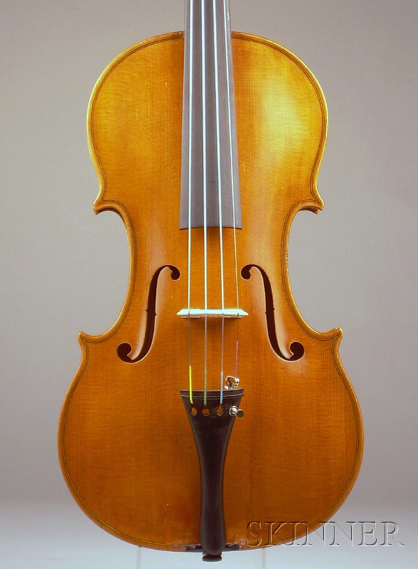 Appraisal: German Violin Herman Hauser II Munich labeled HERM HAUSERJG GEIGENBAUER