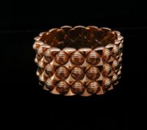 Appraisal: An K Gold Retro Bracelet Early-Mid th Century An impressive