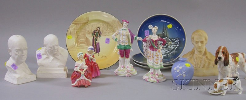 Appraisal: Group of Royal Doulton Spode and Collectible Ceramics Doulton Peggy