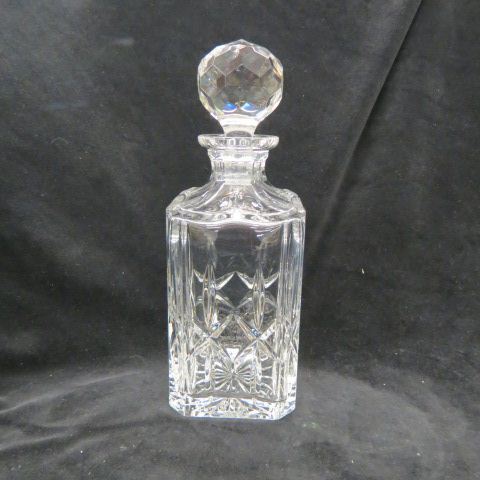 Appraisal: Fine Cut Crystal Decanter squared excellent