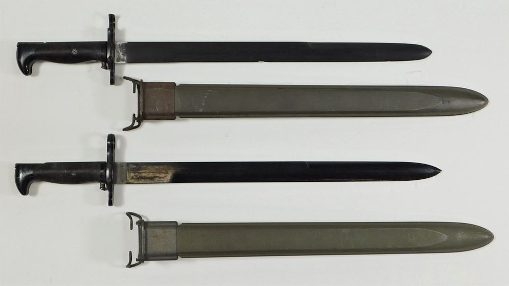 Appraisal: Two Mk I Navy Training Bayonets United States C s