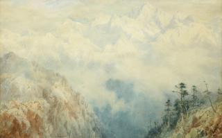 Appraisal: Watercolor Sydney Laurence Sydney Mortimer Laurence American - Alaskan Mountain