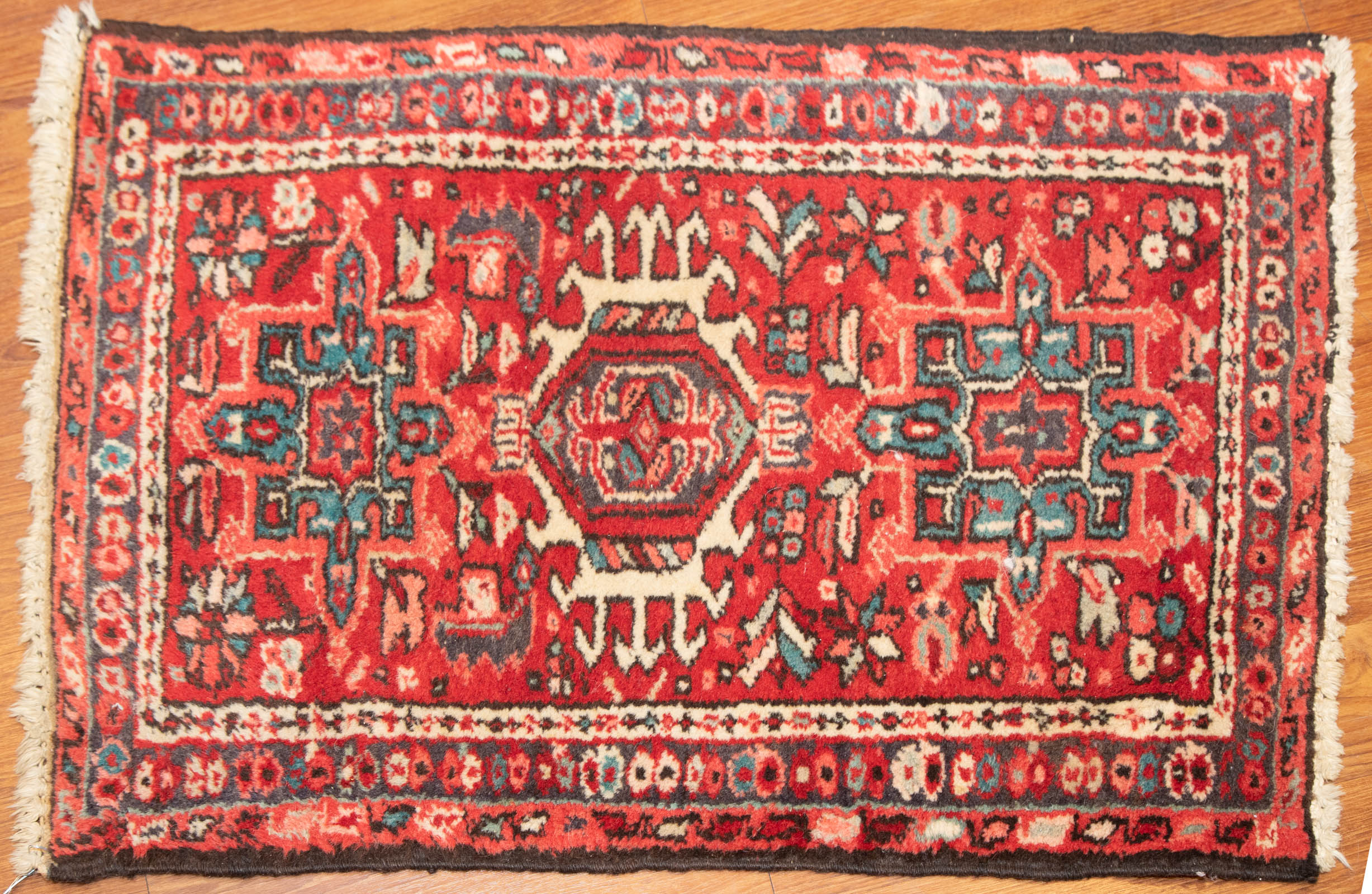 Appraisal: KARAJA RUG PERSIA X Third quarter- th century hand-knotted wool