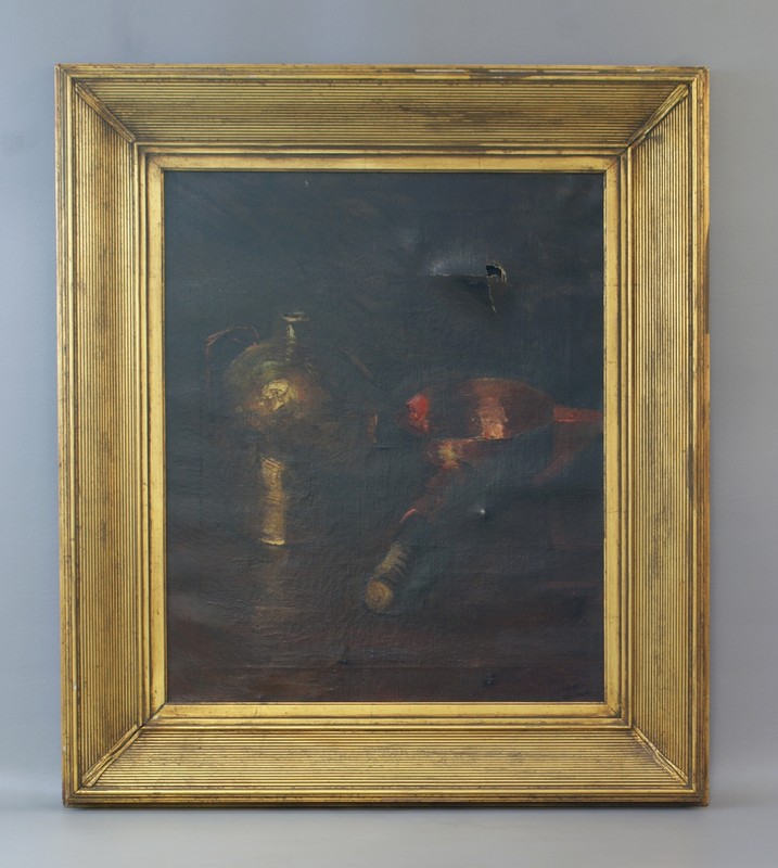 Appraisal: Frank Cardosa American th c o c Tabletop Still Life