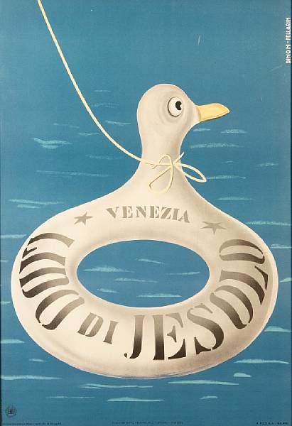 Appraisal: Dinon-Pellarin th century Venezia Lido di Jesolo Lithograph in colors