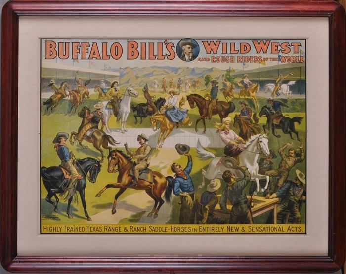 Appraisal: AMERICAN SCHOOL BUFFALO BILL'S WILD WEST RANGE AND RANCH SADDLE