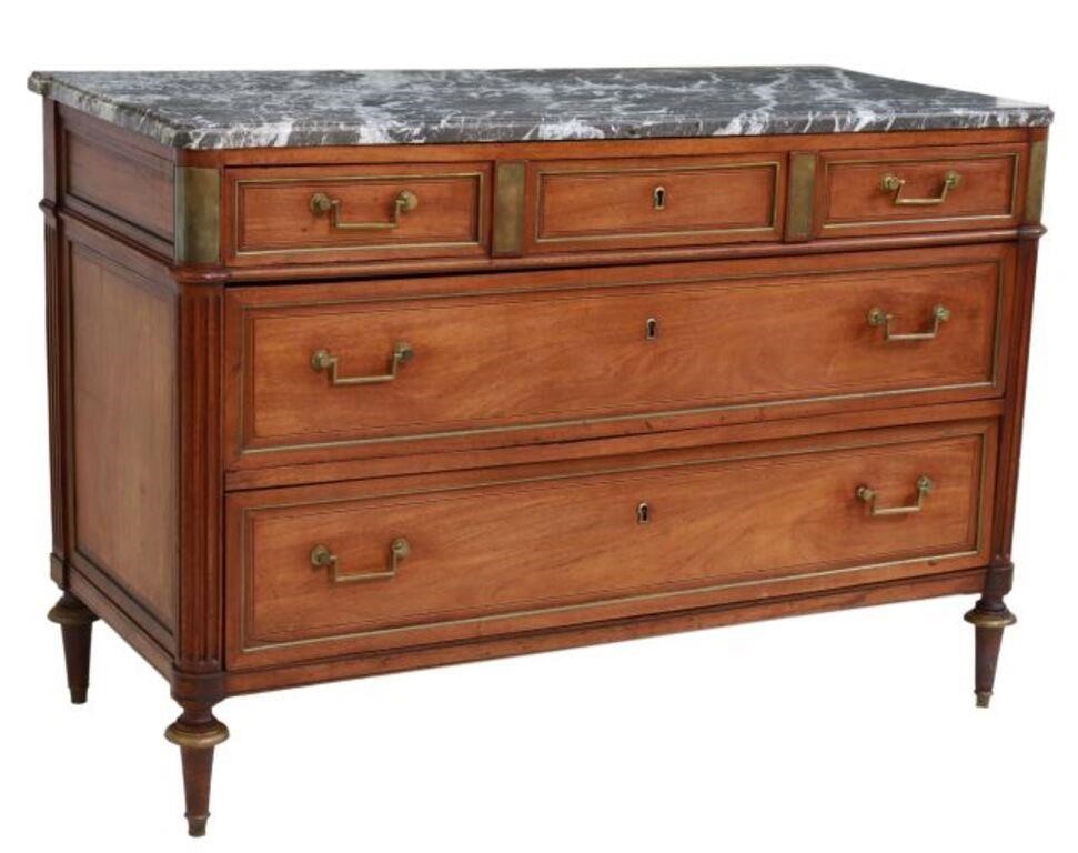 Appraisal: French Louis XVI style commode late th early th c