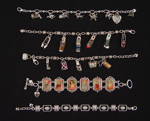 Appraisal: LOT OF BRIGHTON JEWELRY BRACELETS I Love My Dog charm