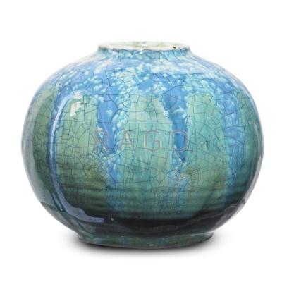 Appraisal: ADELAIDE ROBINEAU Porcelain vase crackled glaze Condition Report