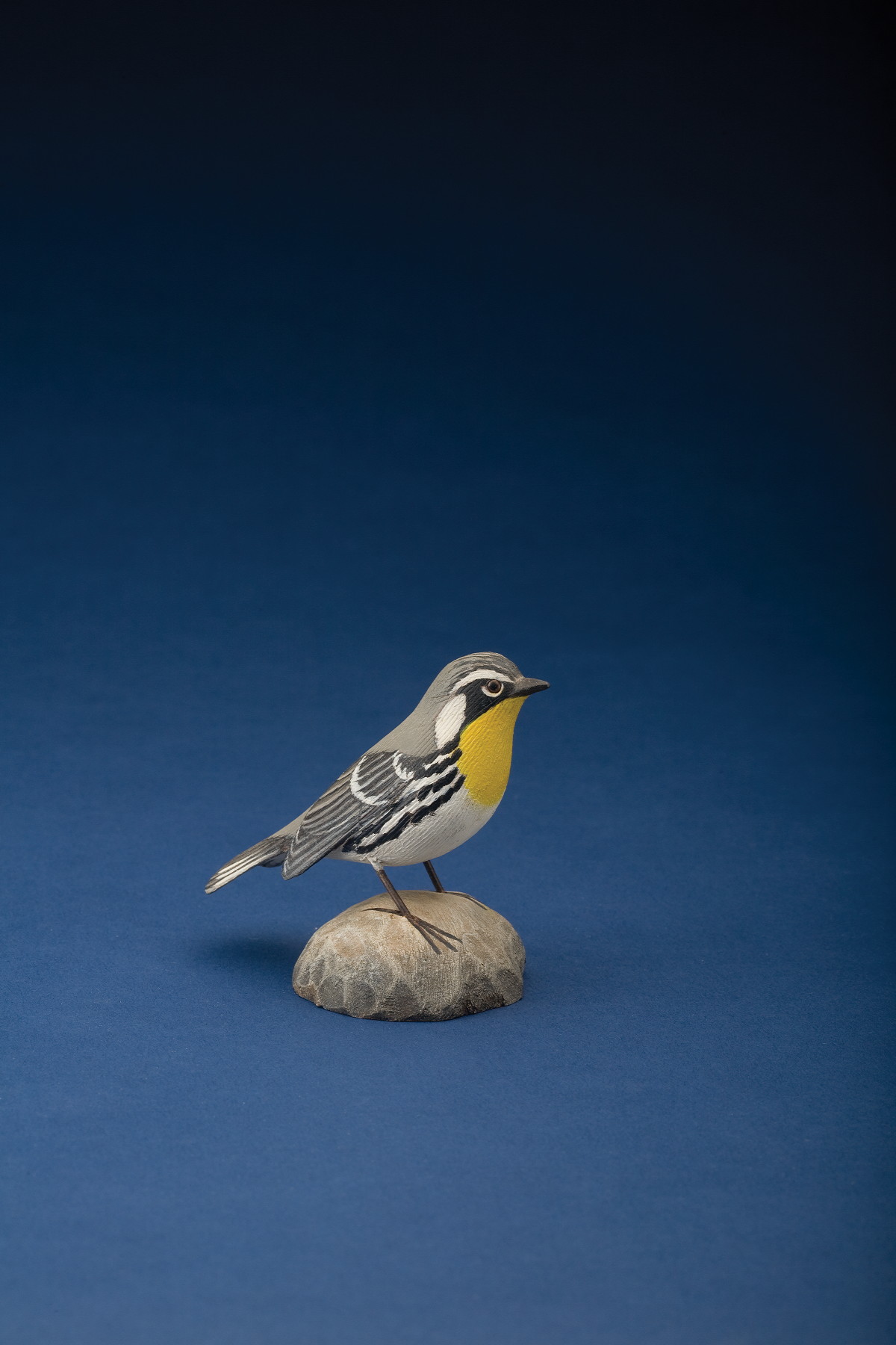 Appraisal: JESS BLACKSTONE AMERICAN - CARVED AND PAINTED YELLOW THROATED WARBLER