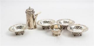 Appraisal: A Set of Four Victorian Silver Salt Cellars Samuel Jacob