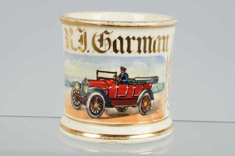 Appraisal: Automobile Touring Car Shaving Mug Description Nice detail Stamped Royal