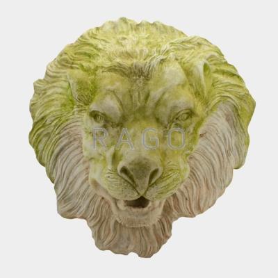 Appraisal: GARDEN STATUARY Lion head th c Unmarked x x Condition